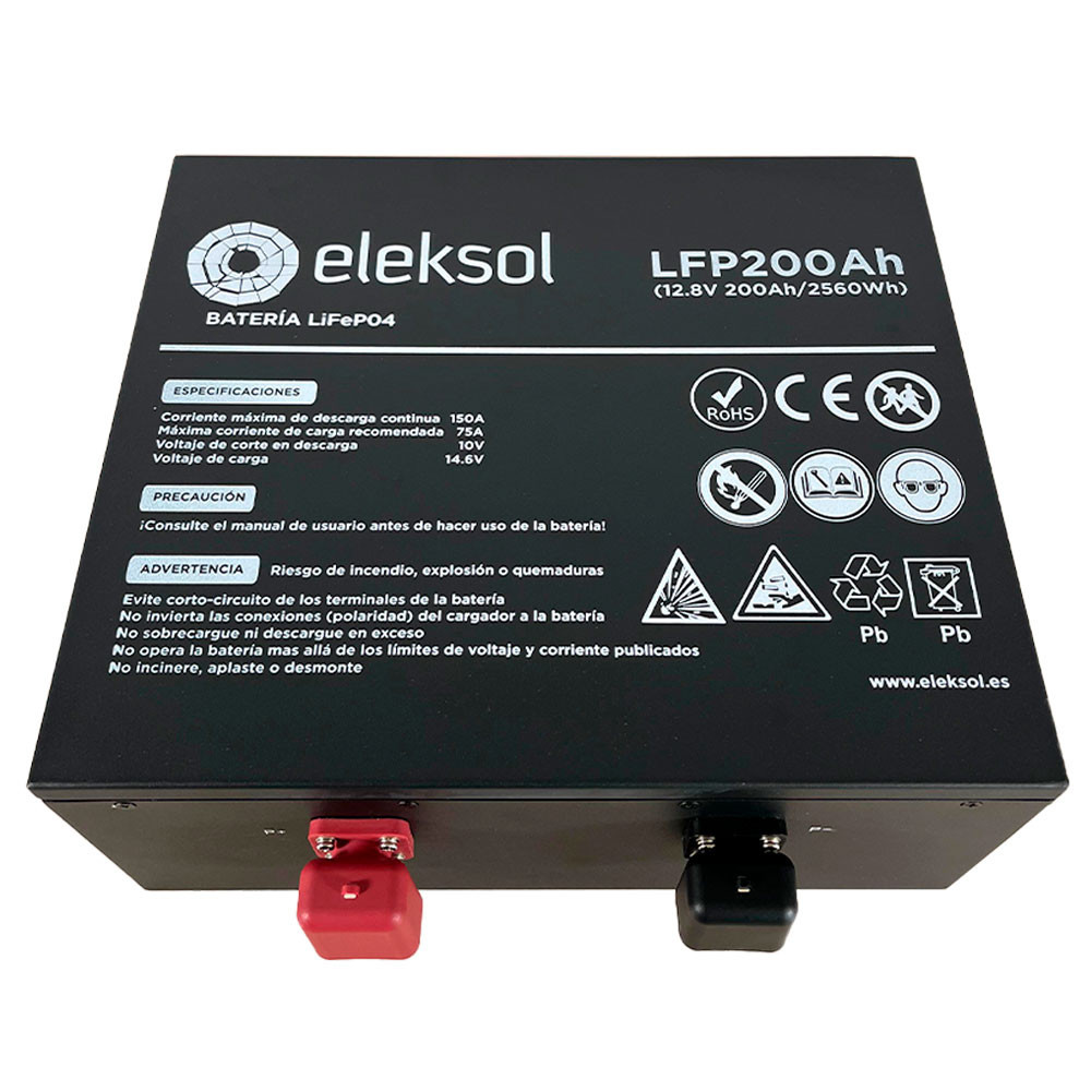 Batería de Litio Eleksol 200Ah Bluetooth para asiento Ducato/Boxer/Jumper