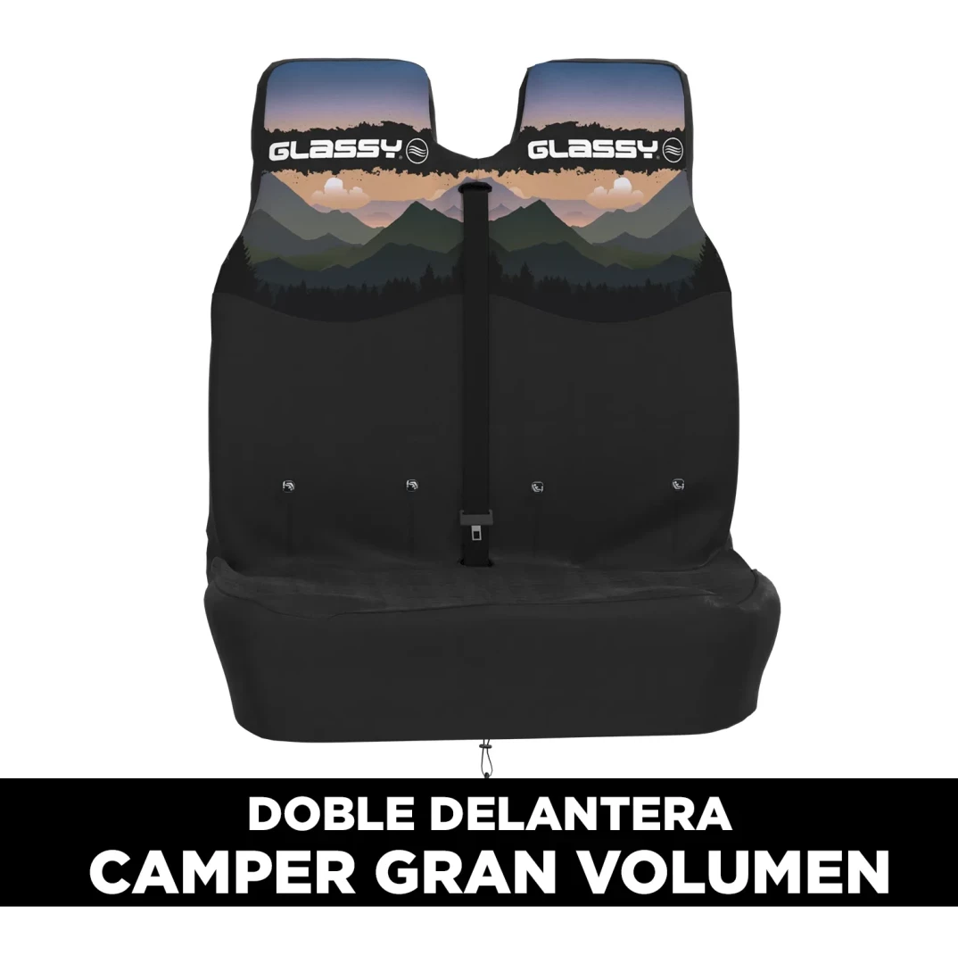 Funda bancada doble delantera GLASSY Mountains GRAN VOLUMEN