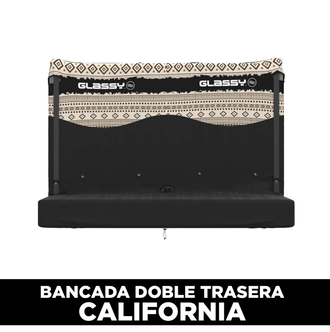 Funda bancada doble trasera California GLASSY Nordic