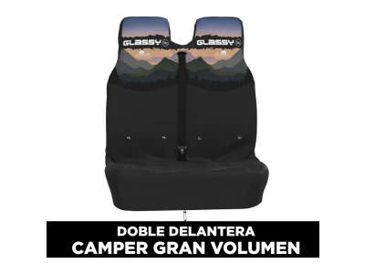 Funda bancada doble delantera GLASSY Mountains GRAN VOLUMEN