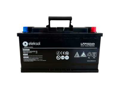 Batería de Litio Eleksol 12,8V 150Ah Bluetooth y BMS